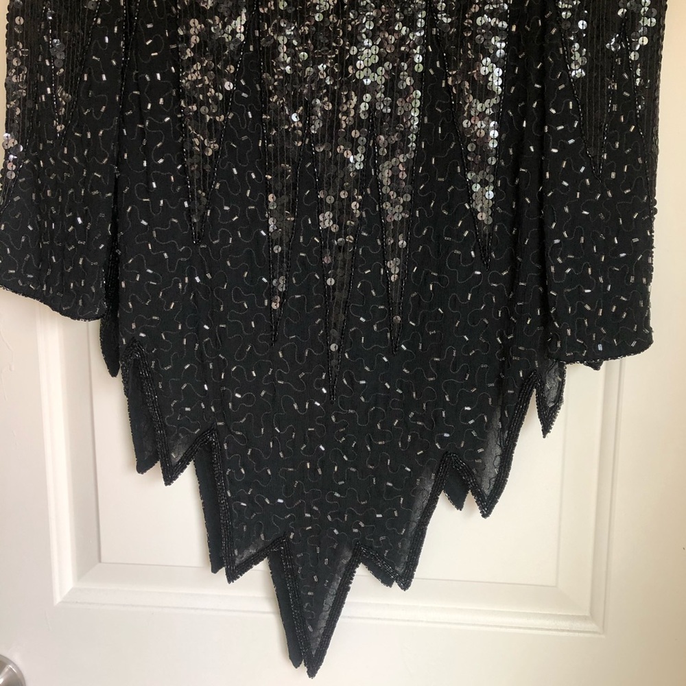 Vintage SAKS FIFTH AVENUE Sequin Top - Picture 4 of 8